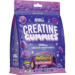 Applied Nutrition Creatine Gummies, Millions Blackcurrant (czarna pożeczka) – 400g