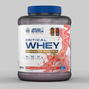 Applied Nutrition Critical Whey (odżywka białkowa) shake truskawkowy – 2000g