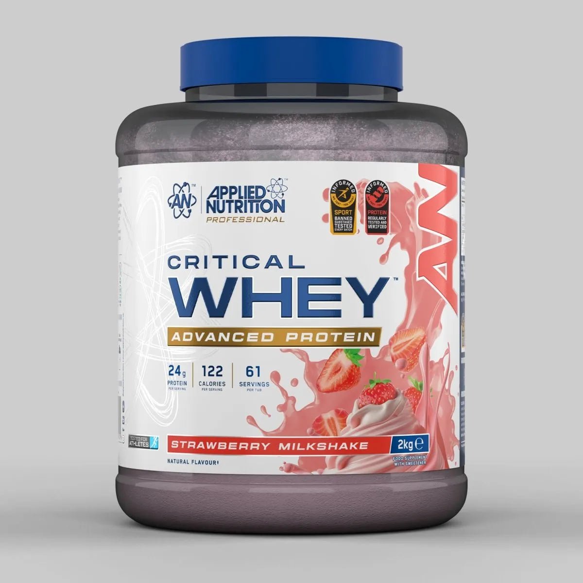 Applied Nutrition Critical Whey (odżywka białkowa) shake truskawkowy - 2000g