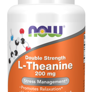 NOW FOODS L-teanina 200mg 60 kaps.