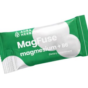 AURA HERBALS MagFuse magnez + B6 30 saszetek
