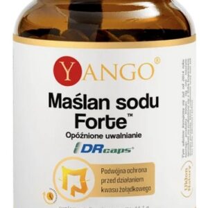 YANGO Maślan sodu Forte opóźnione uwalnianie 360mg, 90 dr caps.