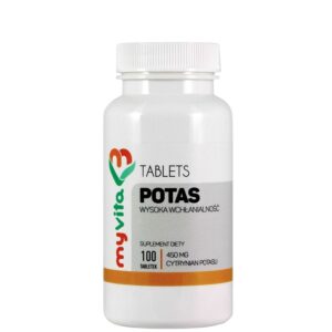 MyVita Potas 100tabl. – Cytrynian potasu