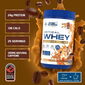 Applied Nutrition Critical Whey (odżywka białkowa) karmelowe latte – 825g