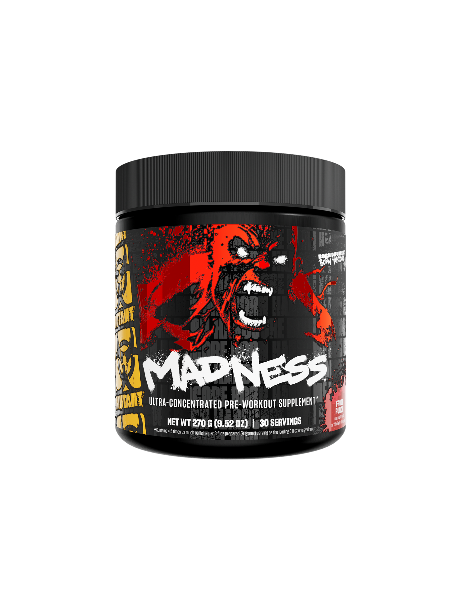Mutant Madness ultra skoncentrowana przedtreningówka, fruit punch 270g