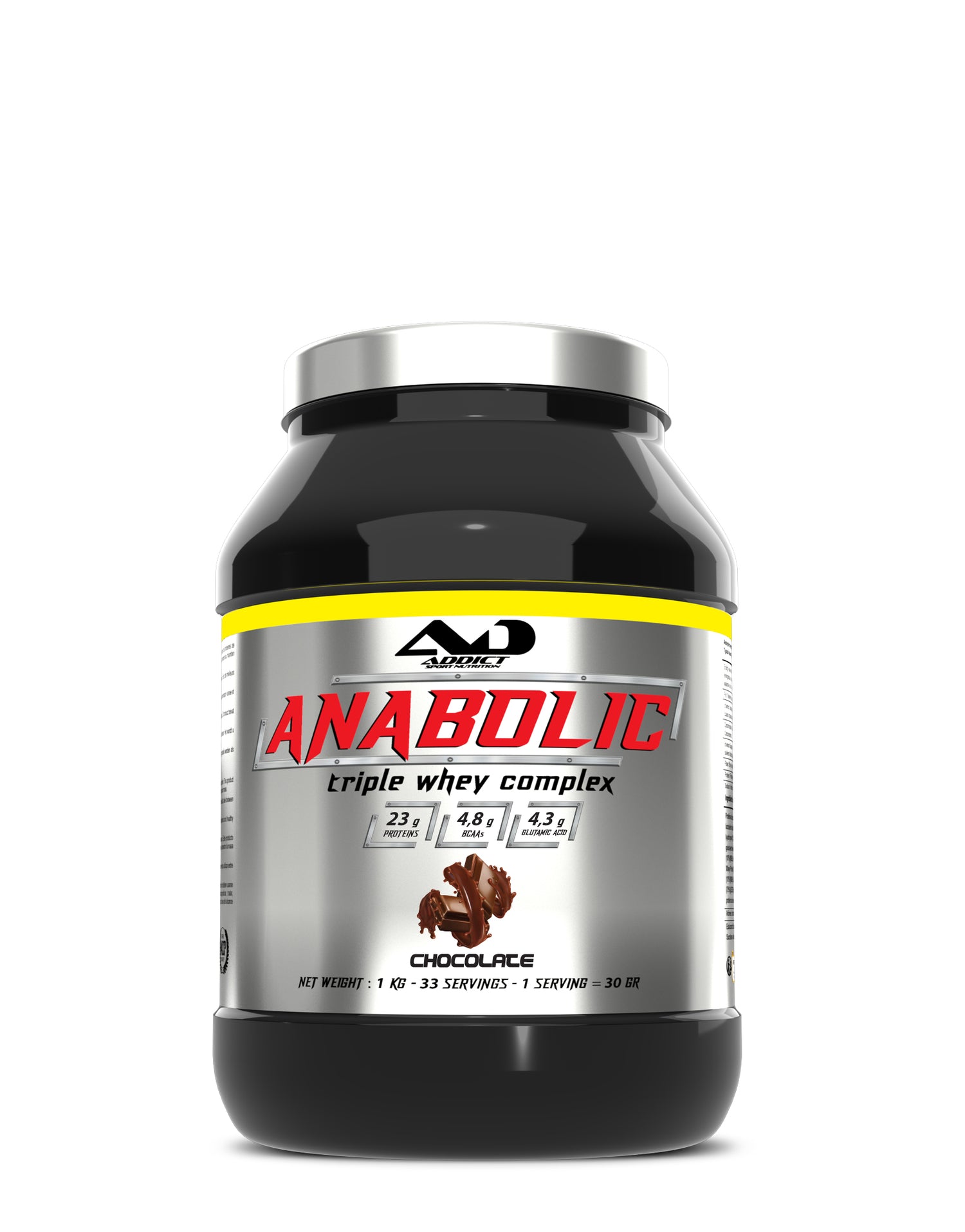 Anabolic Triple Whey Complex (odżywka białkowa), Czekolada - 1000 gram