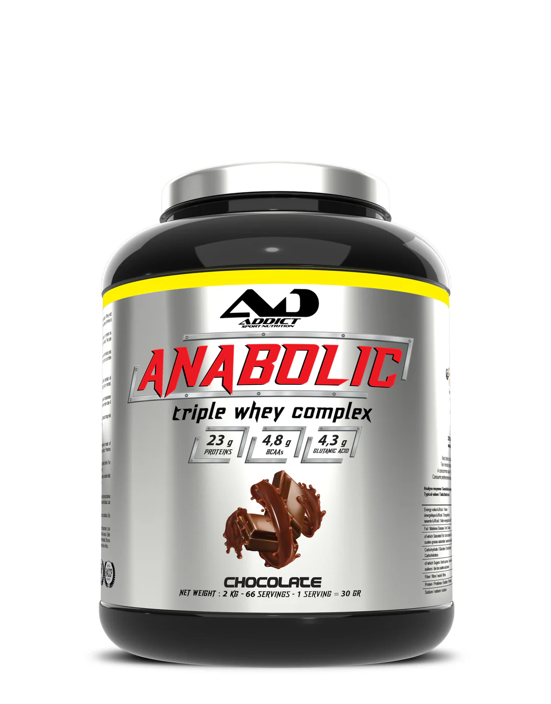 Anabolic Triple Whey Complex (odżywka białkowa), Czekolada - 2000 gram